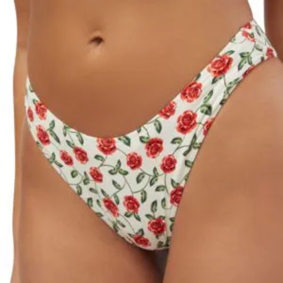 WEWOREWHAT Women's Floral Bikini Bottom XXL NWT - Picture 4 of 8